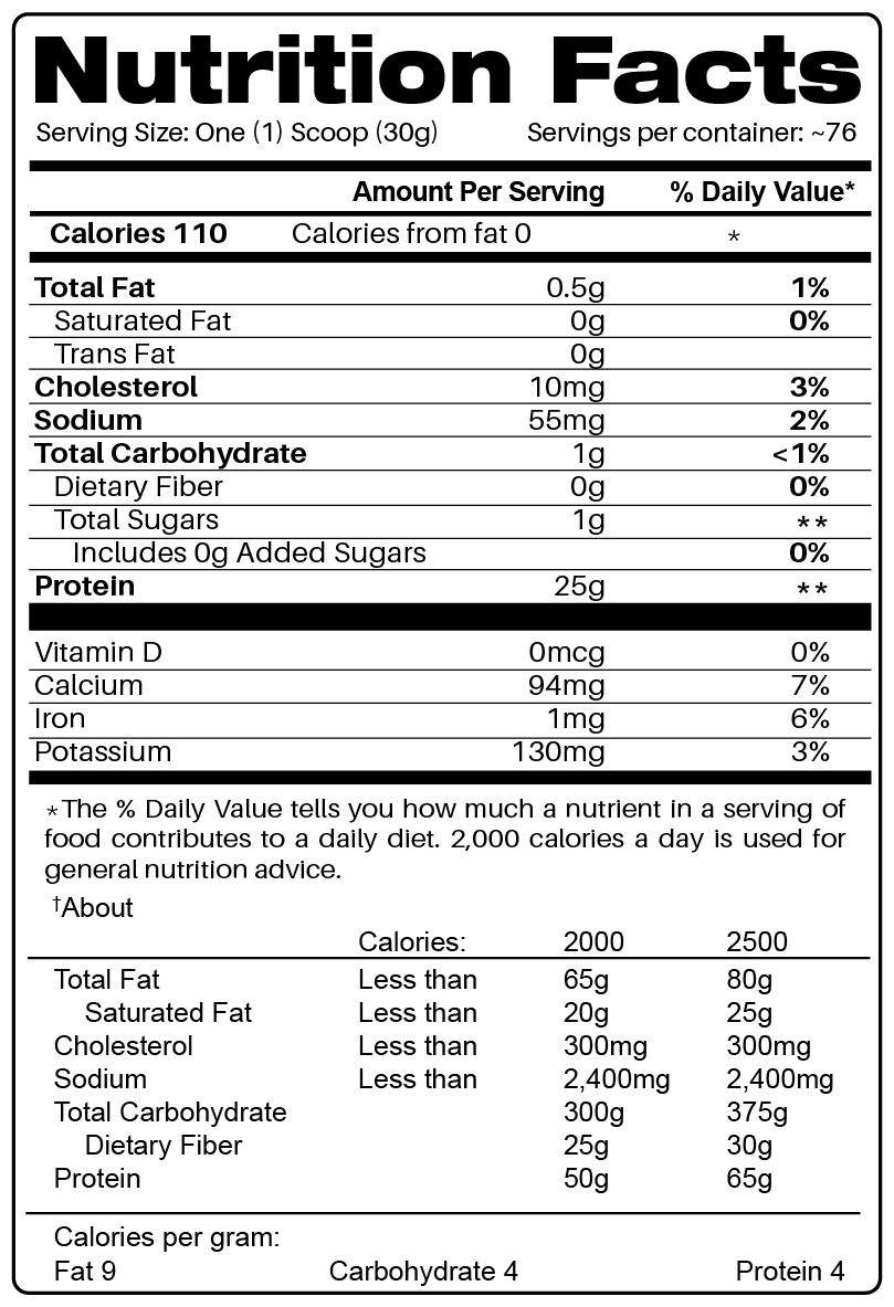 Fitness Bull - ISO WHEY 100 (5LBS) Vanilla