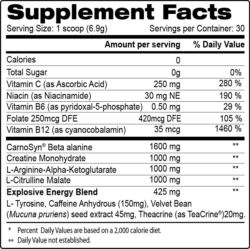 Pump Pre-Workout (Green Apple)